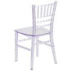 Flash Furniture Kids Crystal Transparent Chiavari Chair - 10 Pack-Clear Finish