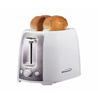 Brentwood Cool Touch 2-Slice Slotted Toaster - White-6-setting browning knob