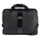 Vangoddy Laptop Shoulder Bag 15" - Black-Cushioned nylon material. Designed to bring all of your office essentials on the go