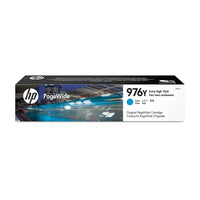 HP 976Y Extra High Yield Cyan Original PageWide Cartridge (L0R05A)-Cyan