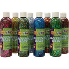 Chenille Kraft Glitter Chip Glue 8 Oz., 8 Pack-Glitter glue in assorted range of Colours for decorative artworks