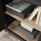 Sauder Cottage Road 3-Shelf Bookcase - 71.5" H - Raven Oak (431262)-185 Evenly Distributed