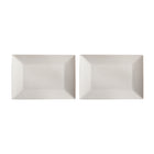 Maxwell & Williams Diamonds Platter - 25 cm L x 18 cm W - Pack of 2-Dinnerware