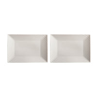 Maxwell & Williams Diamonds Platter - 25 cm L x 18 cm W - Pack of 2-Dinnerware