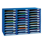 Classroom Keepers Corrugated Cardboard Mailbox, Blue (PAC001318)-Mix and match the three sizes of mailboxes to get the right number for your class size