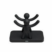 Umbra Buddy Napkin Holder - Black-The Buddy Napkin Holder is a modern, youthful take on the traditional product.