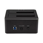StarTech Dual-Bay SATA HDD Docking Station, 2 x 2.5/3.5" SATA SSDs/HDDs, USB 3.0-USB 3.0 with data transfer speeds of up to 5Gbps