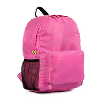 PACK N FOLD 50708 Foldable Lightweight Water-Resistant Backpack, Hotpink-Foldable portable backpack