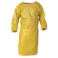 Kimberly-Clark Smock, CheMical Spray Protection 5" Yellow, 12 Pack-Material: Polypropylene