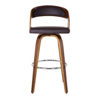 Armen Living Shelly 26" Counter-Height Bar Stool - Brown-Counter Stool for Kitchen