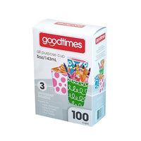 Goodtimes All Purpose Paper Cup, 5oz, 100 Pack-Disposable paper cup