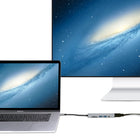 Kopplen USB-C 6 Ports Multi-function Hub 6 in 1 with SD and MicroSD Card Reader-1 Year Manufacturer Limited Warranty