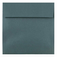 JAM Paper 6.5" x 6.5" Square Invitation Envelopes, Malachite Green Metallic Stardream, 25 Pack (66927727)-Colour: Stardream Malachite Green Square Inviation Envelopes