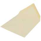 JAM Paper 5 x 5 Square Envelopes, Ivory with V-Flap, 50 Pack (2792256I)-Paper Weight: 24 lbs.