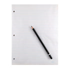 Hilroy Loose-Leaf Filler Paper - 16lb. - 3-Hole Punched - Ruled - 10.87" x 8.37" - 400 Sheets-Dimensions: 10-7/8" x 8-3/8"