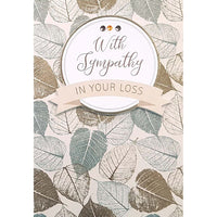 Rosedale Gold 5 1/2" x 8" Greeting Cards/Envelopes - 6 Pack-Card shop quality greeting cards.