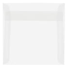 JAM Paper 8.5 x 8.5 Square Envelopes, Clear Translucent Vellum, 1000 Pack (GTGN530B)-Clear