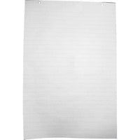 North American Paper Inc. Easel Pad - White - 1" Ruled - 22" x 32 7/8" - 96 Sheets-32 7/8" x 22" (Portrait)