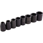 Gray Tools 8 Piece 3/8" Drive 6 Point, SAE Standard, Impact Socket Set, 5/16"-3/4"-Contains Sizes: 5/16", 3/8", 7/16", 1/2", 9/16", 5/8", 11/16", 3/4".