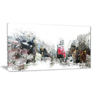 Designart City Never Sleeps Cityscape Canvas Art Print, (PT3309-32-16)-Print