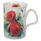 Roy Kirkham Lancaster Mug, Poppy, 6 Pack-Set Includes: 6 Piece