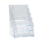 Azar Displays 4-Tier 4-Pocket Brochure Holder, Letter (252376)-For letter sized brochures