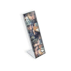 Azar Displays 7" x 2" L-Shape Acrylic Sign Holder, 10 Pack (112767)-Acrylic