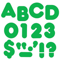 Trend Enterprises Casual Uppercase Ready Letter 4", Green, 426 Pack-Size: 4"(L)