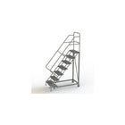 Tri-Arc Safety Slope Rolling Ladder, 7 Step, 70" x 74", Serrated (KDEC107242)-Frame Material: Steel