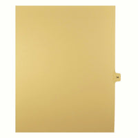 Mark Maker Legal Tabs - Letter Size - Buff - 1/15th cut - 25 tabs per package - 5 packages Pack - Number 54-Buff SingleTabs