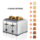 Kenmore 4-Slice Stainless Steel Toaster-High-lift lever lets you safely remove small or broken pieces of toast