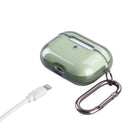 General Supply Goods + Co Clear Anti Shock Gradient AirPod Pro Case w Carabiner - Jade Green-A seamless fit that is easy to remove and install
