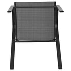 Flash Furniture Brazos Series Black Outdoor Stack Chair with Flex Comfort Material & Metal Frame-Designed for Indoor or Outdoor Use