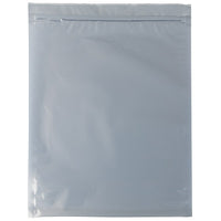 JAM Paper Foil Envelopes with Zip Lock Closure, 10 x 13, Clear Foil, 100 Pack (3001013A58A4B)-Material: Plastic Foil