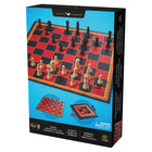 Spin Master Games Chess And Checkers-Fun for everyone: Whether you are searching for chess sets for adults, kids board games, or outdoor games for adults and family, you cannot go wrong with bringing along this 3-game pack to your next gathering. 