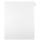 Mark Maker Legal Exhibit Index Tab White Single Tabs, 1/15th Cut, Letter Size, No Holes, Number 31, 25 Pack-White Single Tabs, 1/15th Cut