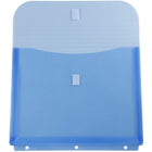 JAM Paper Plastic Binder Envelopes with Hook & Loop Closure, 3 Hole Punch, 9.5 x 1.25 x 11.5, Assorted, 6 Pack (218VB1ASSTD)-These Binder Envelopes feature a Velcro closure, expand up to an inch, and are 3 hole punched so that they fit right into a standard 3 ring binder!