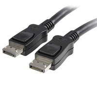 StarTech DisplayPort Cable with Latches, M/M, 50 Ft.-Latching connectors secure cable against accidental disconnection