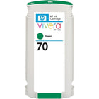 HP 70 Green Ink Cartridge (C9457A)-Green