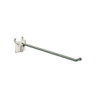 Azar Displays 8" x 0.187" Attached Back, 50 Pack-Galvanized metal with quick back plastic plate