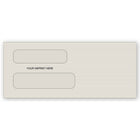 Deluxe Double Window Self-Seal Envelopes, 8-5/8" x 3-5/8", 500 Pack (5027-500)-Double window, self seal