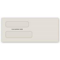 Deluxe Double Window Self-Seal Envelopes, 8-5/8" x 3-5/8", 500 Pack (5027-500)-Double window, self seal