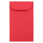 JAM Paper #3 Coin Envelopes, 2.5 x 4.25, Brite Hue Red Recycled, 1000 Pack-Coin Envelopes