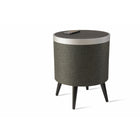 Koble Zain Smart Sidetable with Qi Wireless Charging - Black-Customizable Height Preferences: Personalize your living space with 2 sets of interchangeable legs included to accommodate height preferences