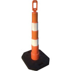CCI Canada Grip N Go Trim Line Channelizers, 49" High, Orange - 3 Pack-Description - Orange w/White Stripes