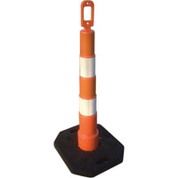 CCI Canada Grip N Go Trim Line Channelizers, 49" High, Orange - 3 Pack-Description - Orange w/White Stripes