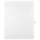 Mark Maker Legal Exhibit Index Tab White Single Tabs, 1/15th Cut, Letter Size, No Holes, Number 129, 25 Pack-White Single Tabs, 1/15th Cut