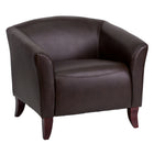 Flash Furniture HERCULES Imperial Series Brown Leather Chair-Contemporary Style