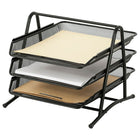 Merangue 3-Tier Mesh Document Tray-Mesh material