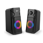 Havit SK204 Designed for Gamers, USB powered, RGB Lights Speaker - Black-Audio: 2.0 Channel